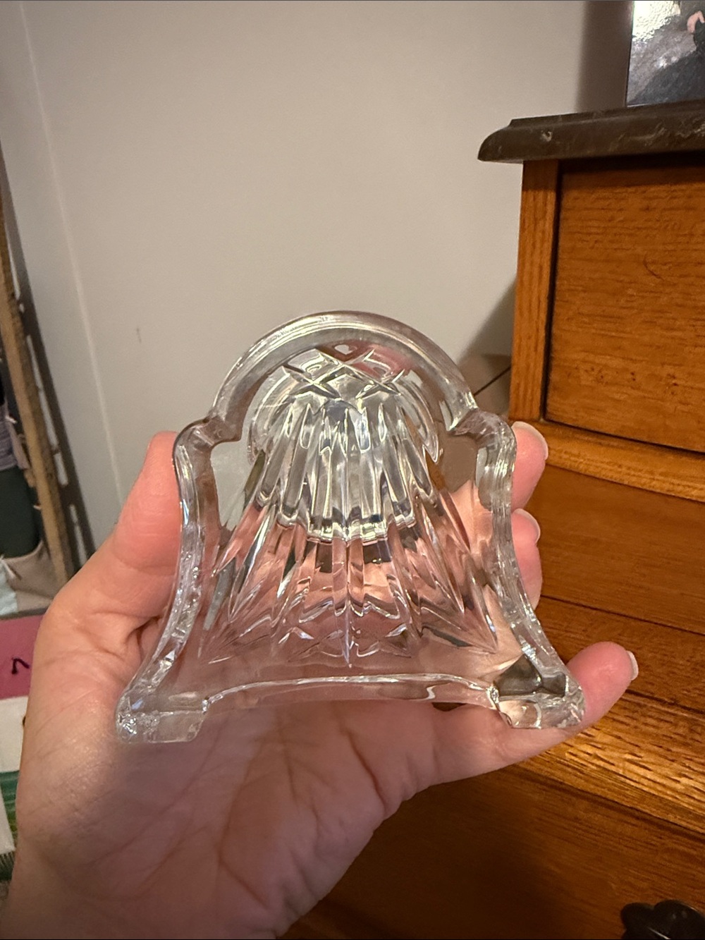 Waterford Crystal Mantel Clock with Gold-tone Bezel - Picture 3 of 4